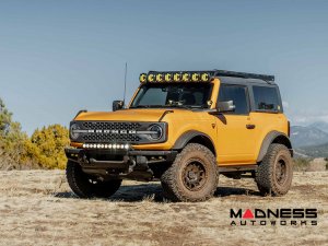 Ford Bronco Light Upgrade - Front Bumper Light Bar Mount - for 30" Flex Era LED Light Bar - Modular Bumper